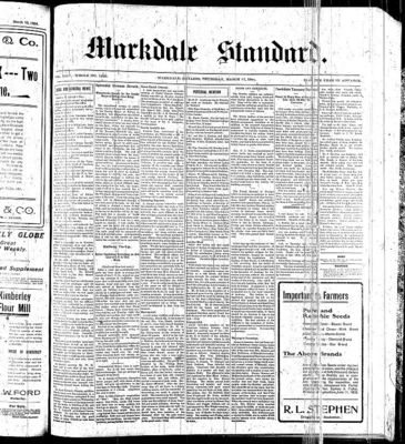 Markdale Standard (Markdale, Ont.1880), 17 Mar 1904