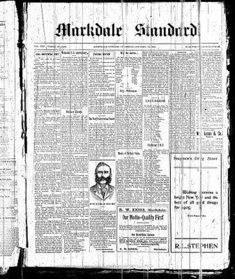 Markdale Standard (Markdale, Ont.1880), 12 Jan 1905