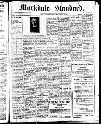 Markdale Standard (Markdale, Ont.1880), 16 Nov 1905