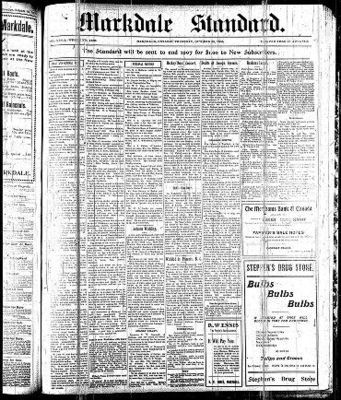 Markdale Standard (Markdale, Ont.1880), 25 Oct 1906