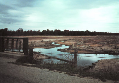 Lake Eugenia during dam repairs