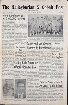 The Haileyburian & Cobalt Weekly Post (1957-1961), 2 Oct 1958