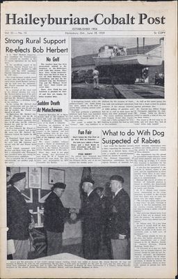 The Haileyburian & Cobalt Weekly Post (1957-1961), 18 Jun 1959