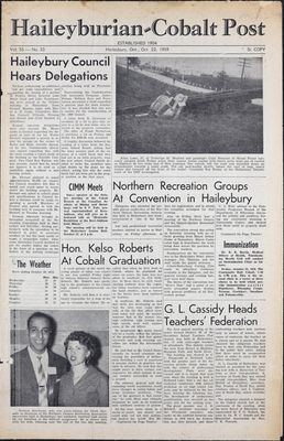 The Haileyburian & Cobalt Weekly Post (1957-1961), 22 Oct 1959