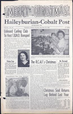 The Haileyburian & Cobalt Weekly Post (1957-1961), 22 Dec 1960