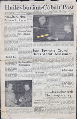 The Haileyburian & Cobalt Weekly Post (1957-1961), 2 Feb 1961