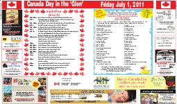 Canada Day, page CD03 and 06