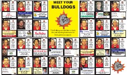 Bulldogs Playoff Preview, page B04 and B05