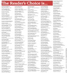 Readers' Choice, page 19