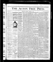 Acton Free Press (Acton, ON), October 22, 1875