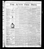 Acton Free Press (Acton, ON), December 2, 1875