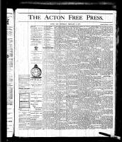 Acton Free Press (Acton, ON), February 3, 1876