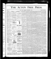 Acton Free Press (Acton, ON), September 7, 1876