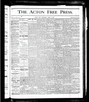 Acton Free Press (Acton, ON), April 5, 1877