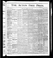 Acton Free Press (Acton, ON), May 3, 1877