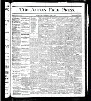 Acton Free Press (Acton, ON), June 7, 1877