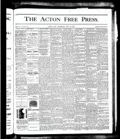 Acton Free Press (Acton, ON), July 12, 1877