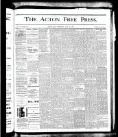 Acton Free Press (Acton, ON), July 19, 1877