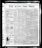 Acton Free Press (Acton, ON), August 2, 1877