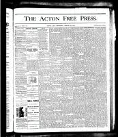 Acton Free Press (Acton, ON), August 30, 1877