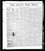 Acton Free Press (Acton, ON), July 18, 1878