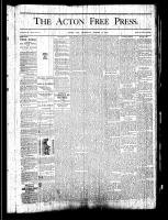 Acton Free Press (Acton, ON), August 15, 1878