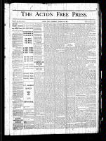 Acton Free Press (Acton, ON), August 22, 1878