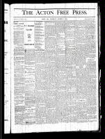 Acton Free Press (Acton, ON), October 31, 1878