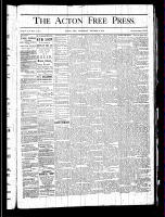 Acton Free Press (Acton, ON), January 2, 1879