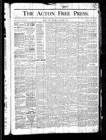 Acton Free Press (Acton, ON), January 9, 1879