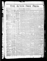 Acton Free Press (Acton, ON), January 23, 1879