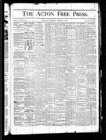 Acton Free Press (Acton, ON), February 13, 1879