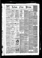 Acton Free Press (Acton, ON), January 29, 1880