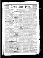 Acton Free Press (Acton, ON), May 19, 1881