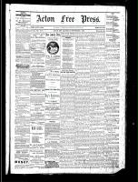 Acton Free Press (Acton, ON), September 1, 1881