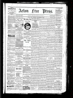 Acton Free Press (Acton, ON), September 22, 1881