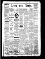 Acton Free Press (Acton, ON), November 17, 1881
