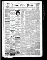 Acton Free Press (Acton, ON), January 12, 1882