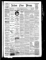 Acton Free Press (Acton, ON), January 26, 1882