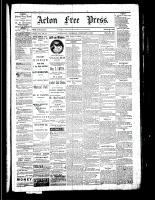 Acton Free Press (Acton, ON), February 9, 1882