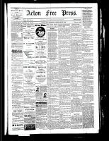 Acton Free Press (Acton, ON), February 23, 1882