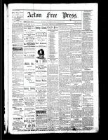 Acton Free Press (Acton, ON), September 28, 1882