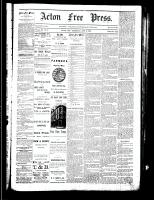 Acton Free Press (Acton, ON), August 2, 1883