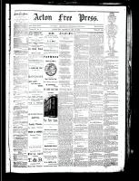 Acton Free Press (Acton, ON), August 16, 1883