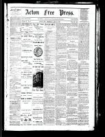 Acton Free Press (Acton, ON), August 23, 1883