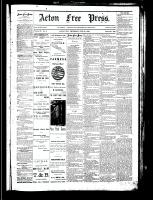 Acton Free Press (Acton, ON), August 30, 1883