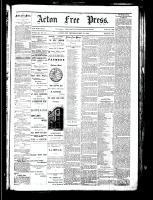 Acton Free Press (Acton, ON), September 27, 1883