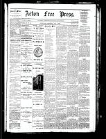 Acton Free Press (Acton, ON), October 4, 1883