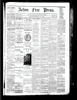 Acton Free Press (Acton, ON), November 8, 1883