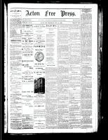 Acton Free Press (Acton, ON), November 22, 1883